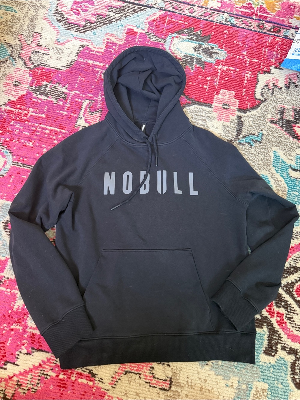 NOBULL Black Logo Hoodie medium